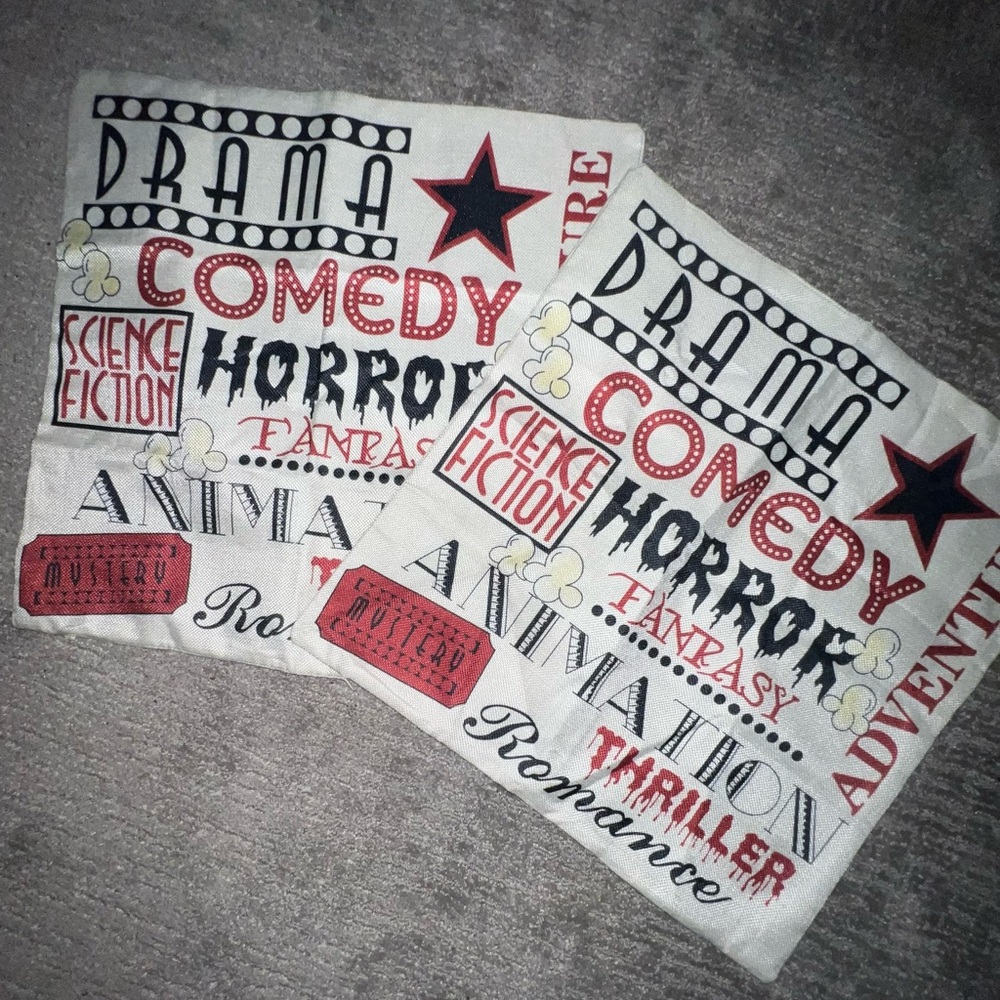 Home Bath Comedy & Drama Decorative living room pillow covers brand new